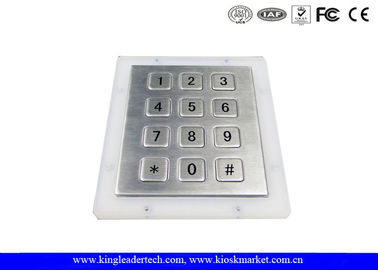 Customizable Flat 12 Keys Industrial Numeric Keypad For Hard Environment Use