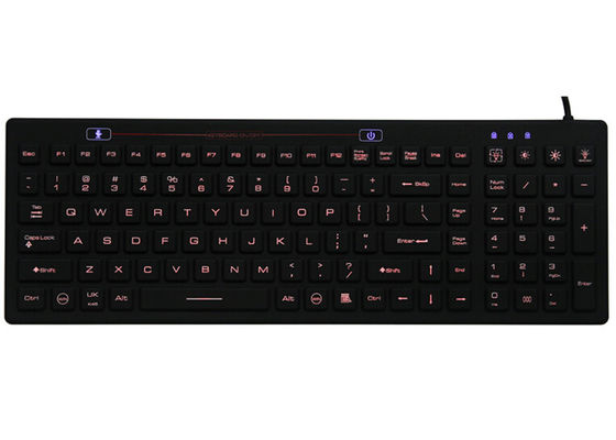106 Keys Waterproof Medical Keyboard With ON OFF Backlit