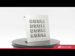 Μεταλλικό πληκτρολόγιο με τοποθέτηση σε πάνελ