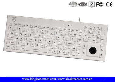 Αγορά Λειτουργίας ενσωματωμένο Trackball πληκτρολογίων σιλικόνης USB κλειδιών Washable online manufacture