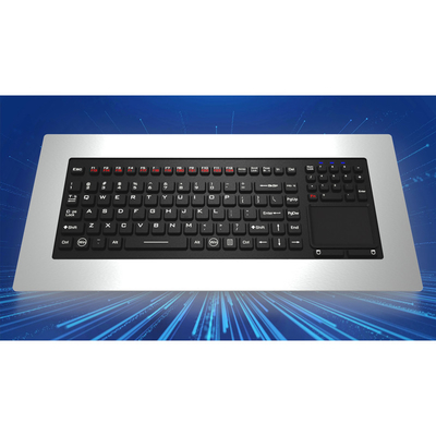 Αγορά IP65 Panelmount Stainless Steel Metal Silicone Industrial Medical Keyboard With Touchpad online manufacture