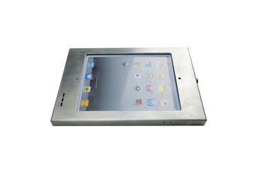 Αγορά Το ασφαλές περίπτερο Vesa Ipad περιφράξεων ταμπλετών μετάλλων ανοξείδωτου τοποθετεί για το μαξιλάρι online manufacture